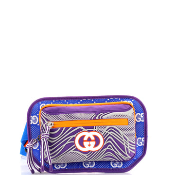 Panelled Front Pocket Belt Bag Backpack