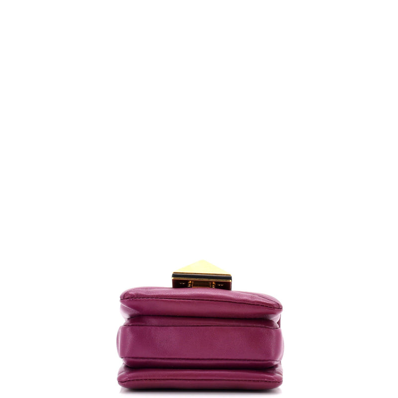 One Stud Chain Flap Bag Leather Micro