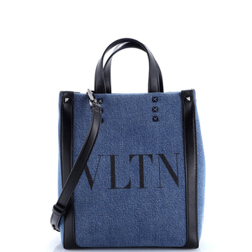 Grande Plage Vltn Tote Denim Mini