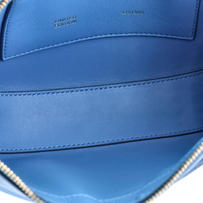 Olympia Zip Chain Shoulder Bag Leather