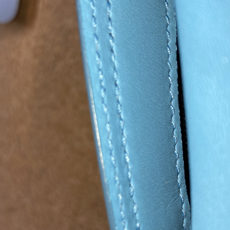 Olympia Zip Chain Shoulder Bag Leather