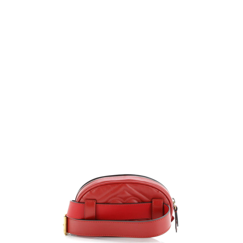 Gg Marmont Belt Bag Matelasse Leather