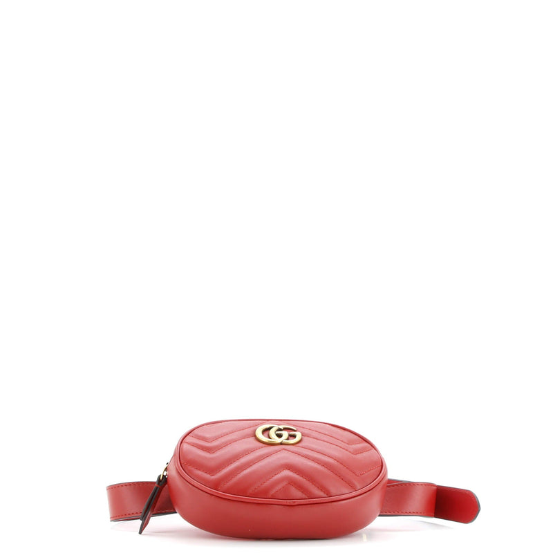Gg Marmont Belt Bag Matelasse Leather