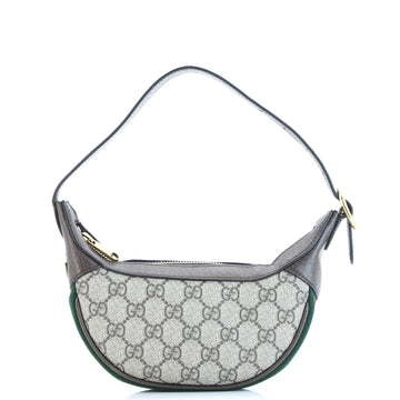 Ophidia Half Moon Bag Gg Coated Canvas