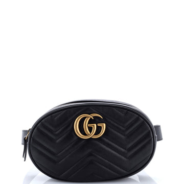 Gg Marmont Belt Bag Matelasse Leather