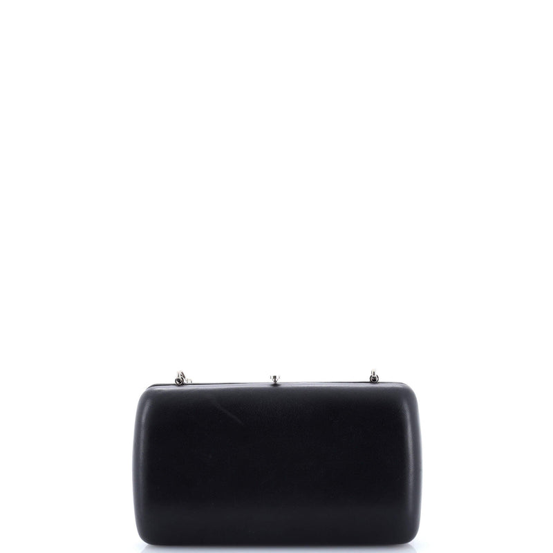 Logo Convertible Chain Box Clutch