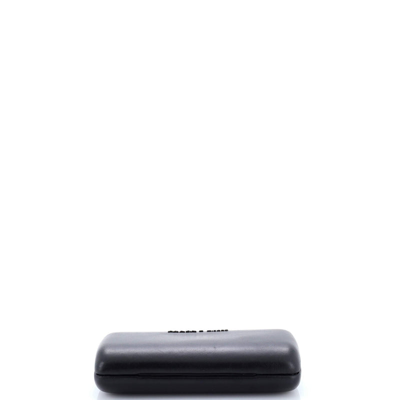 Logo Convertible Chain Box Clutch