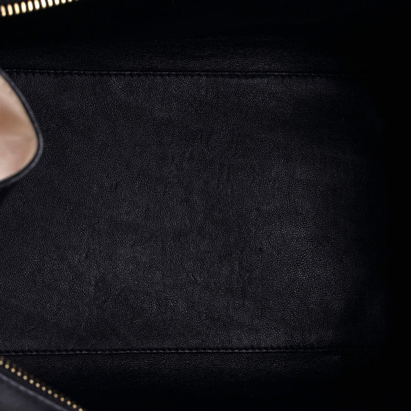 Tricolor Luggage Bag Leather Mini