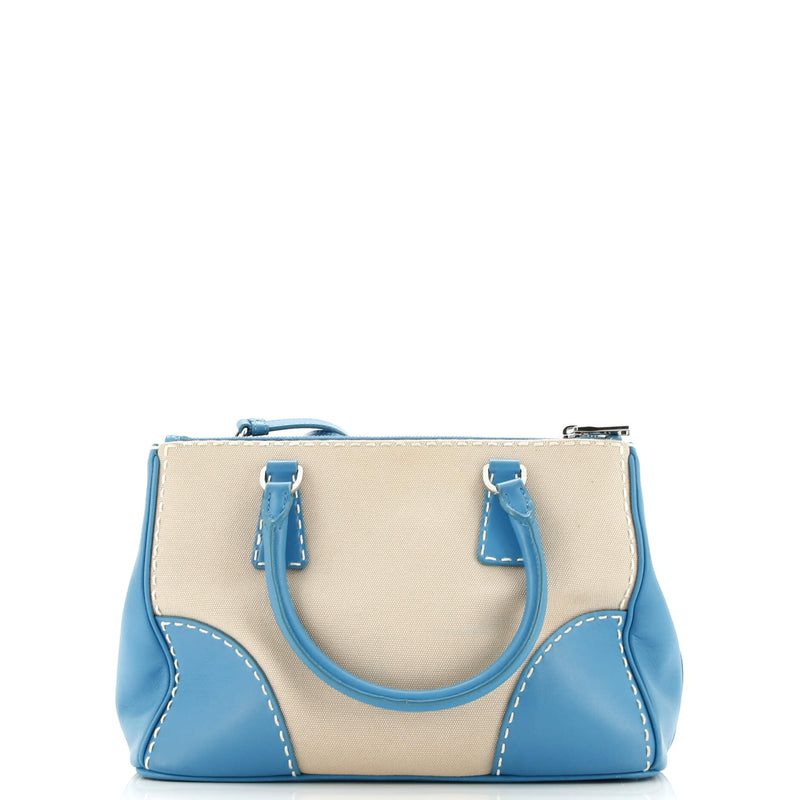Double Zip Convertible Tote Stitched
