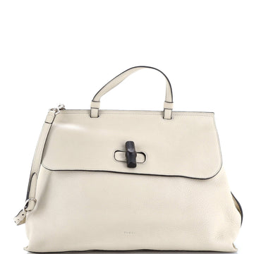 Bamboo Daily Top Handle Bag Leather