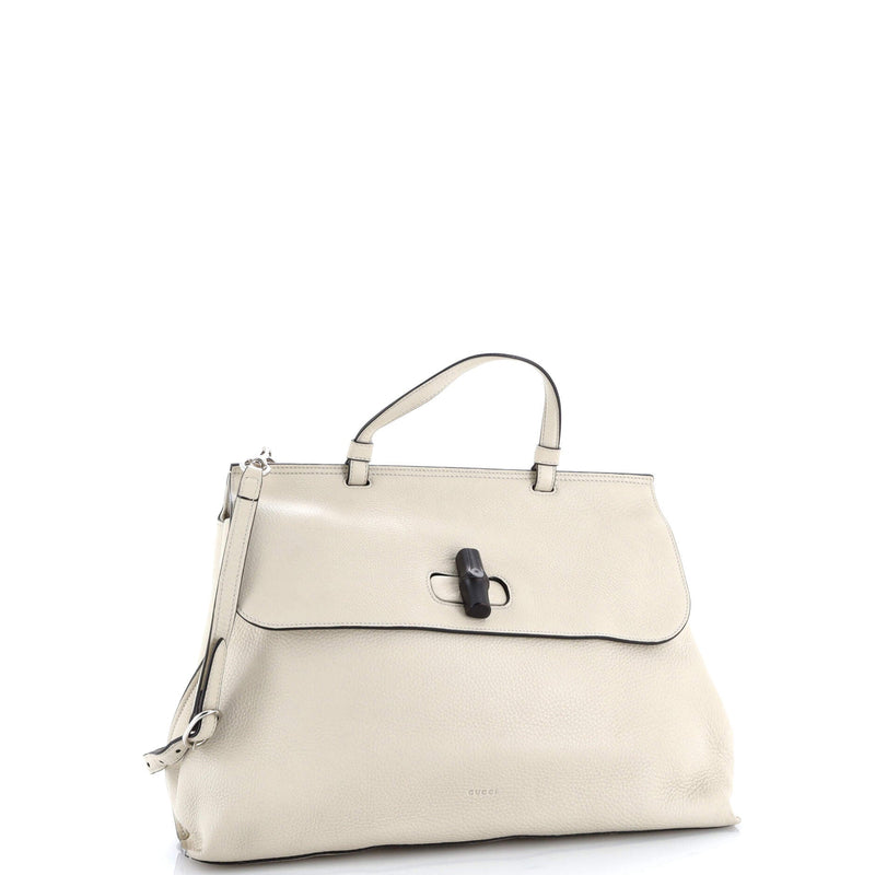 Bamboo Daily Top Handle Bag Leather