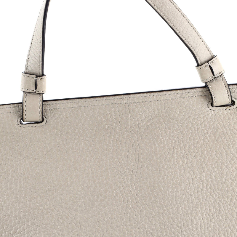 Bamboo Daily Top Handle Bag Leather