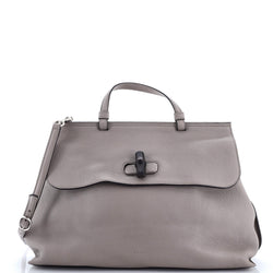 Bamboo Daily Top Handle Bag Leather