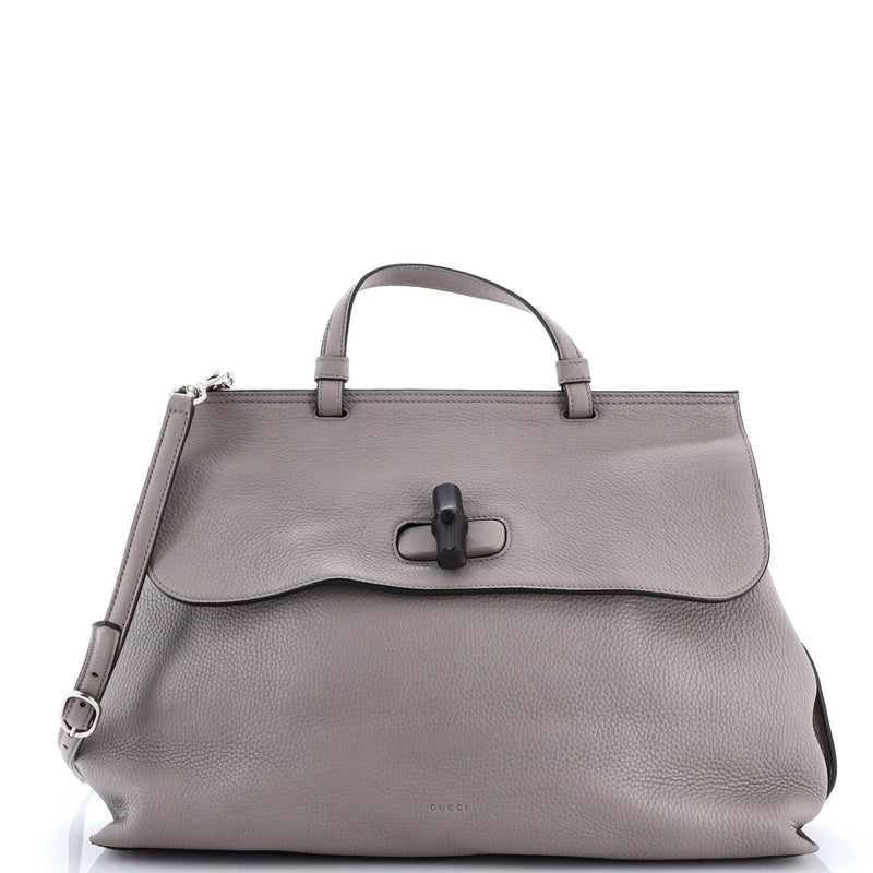 Bamboo Daily Top Handle Bag Leather