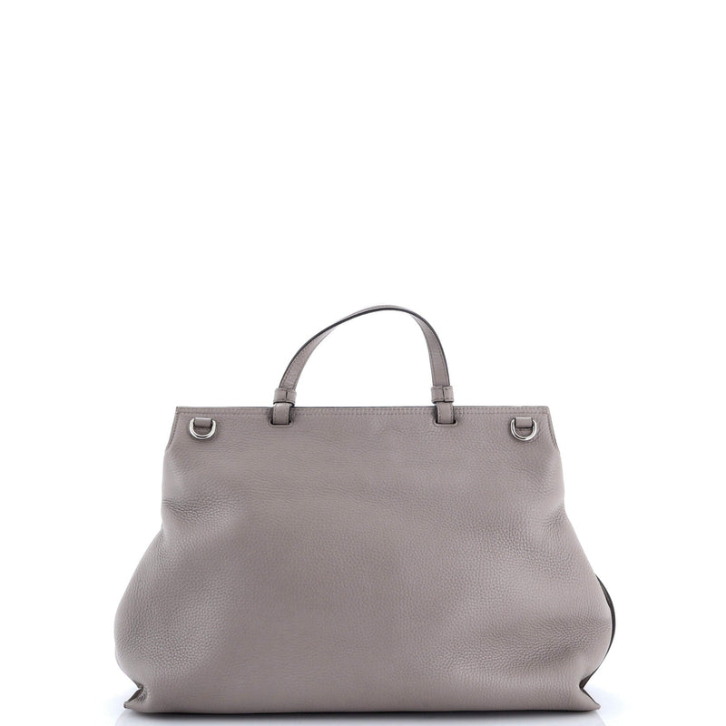 Bamboo Daily Top Handle Bag Leather