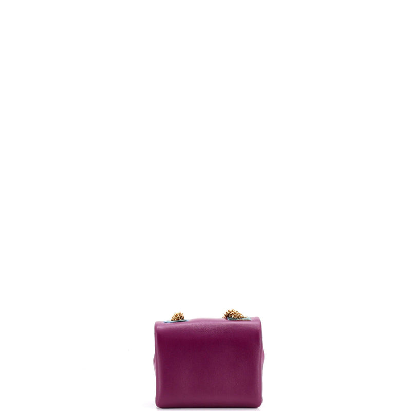 One Stud Chain Flap Bag Leather Micro
