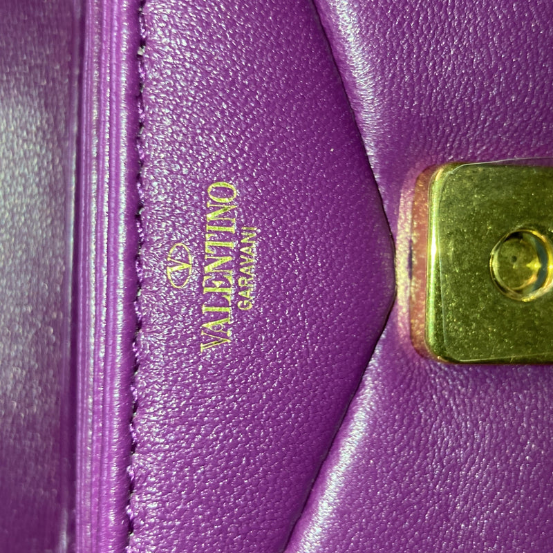 One Stud Chain Flap Bag Leather Micro
