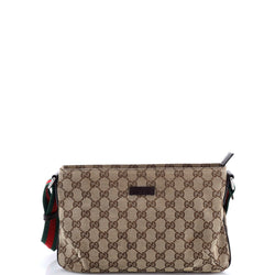 Web Strap Messenger Bag Gg Canvas Small