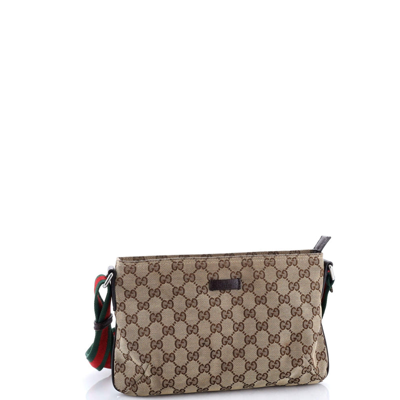 Web Strap Messenger Bag Gg Canvas Small