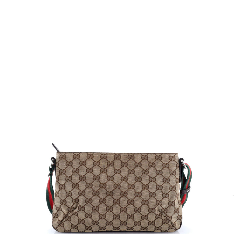 Web Strap Messenger Bag Gg Canvas Small