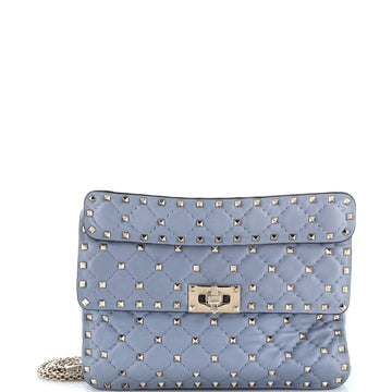 Rockstud Spike.Up Flap Bag Quilted