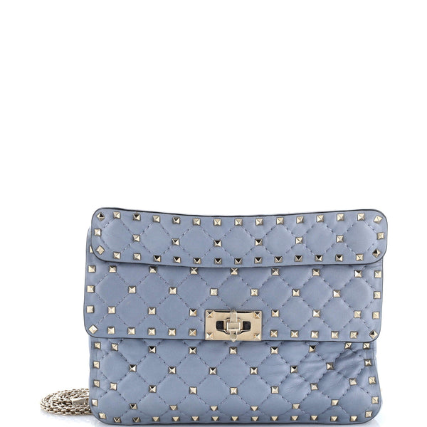 Rockstud Spike.Up Flap Bag Quilted