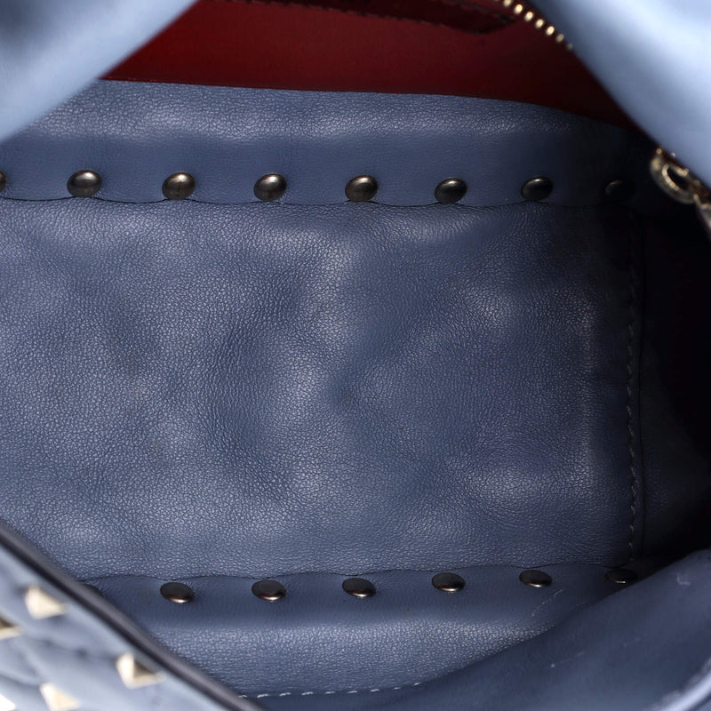Rockstud Spike.Up Flap Bag Quilted