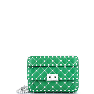 Free Rockstud Spike Flap Bag Quilted