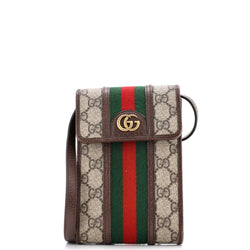 Ophidia Vertical Flap Crossbody Bag Gg