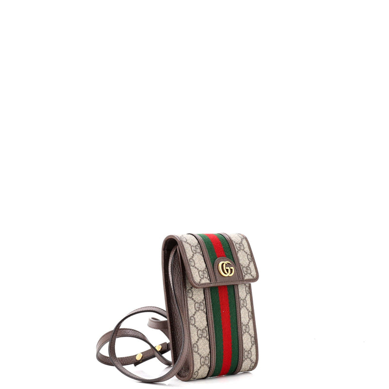 Ophidia Vertical Flap Crossbody Bag Gg
