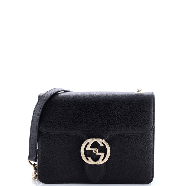 Interlocking Shoulder Bag Leather Small