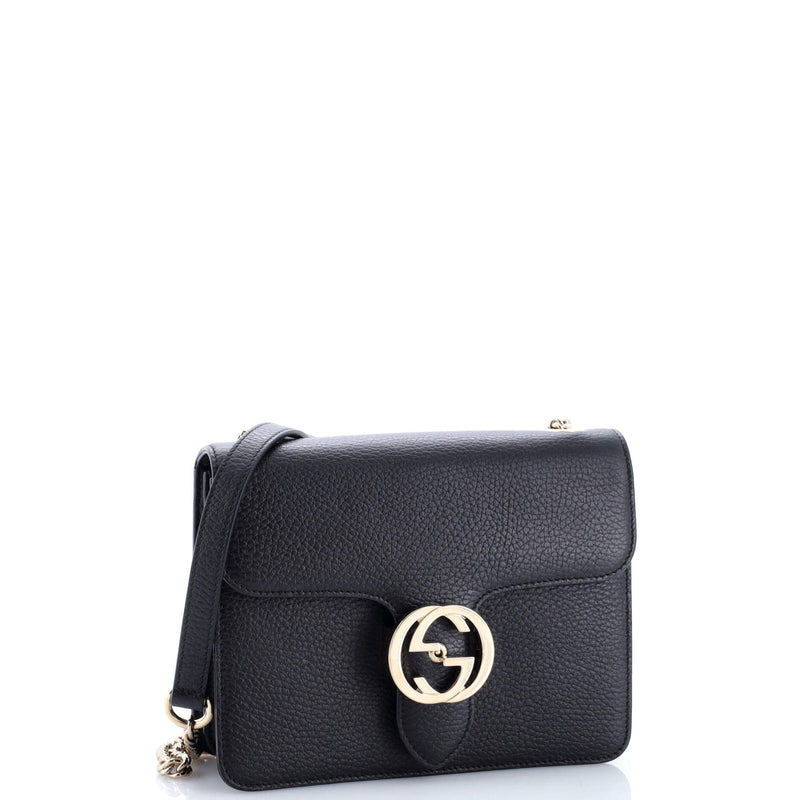 Interlocking Shoulder Bag Leather Small