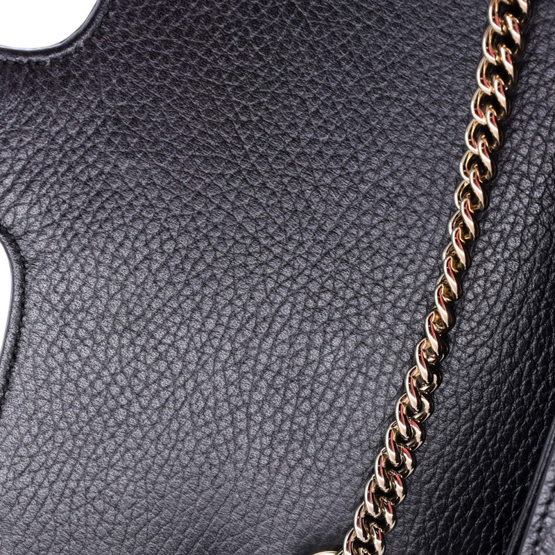 Interlocking Shoulder Bag Leather Small