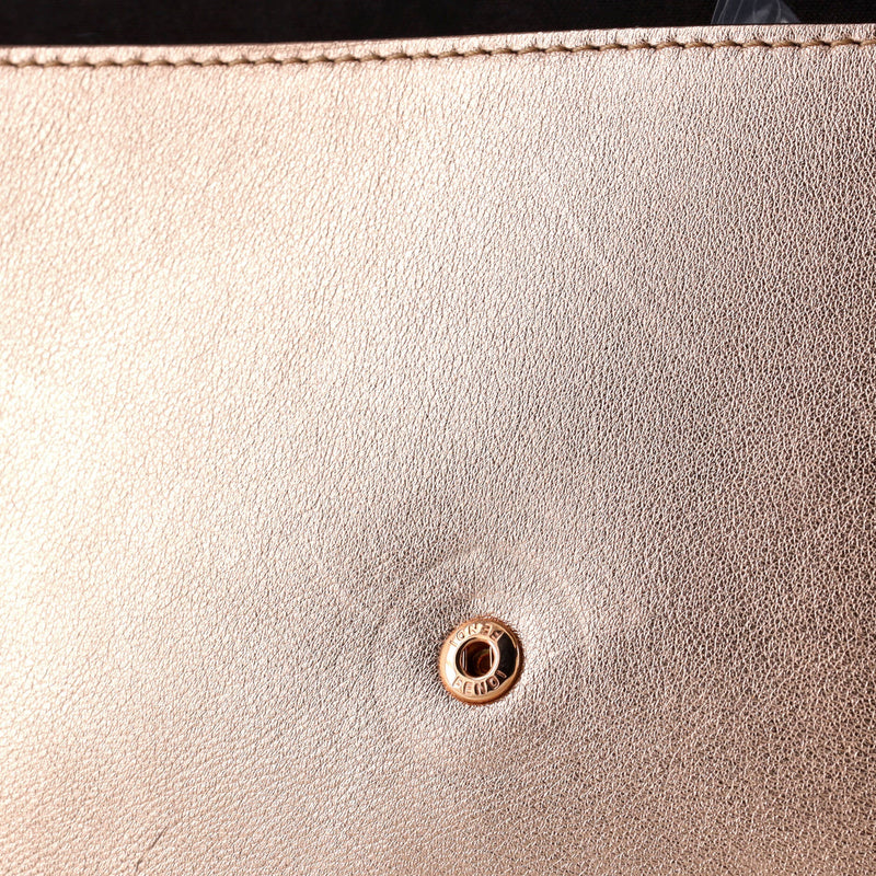 F Is Fendi Envelope Chain Clutch Leather