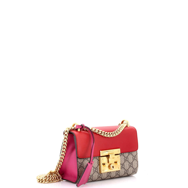 Padlock Shoulder Bag Gg Coated Canvas