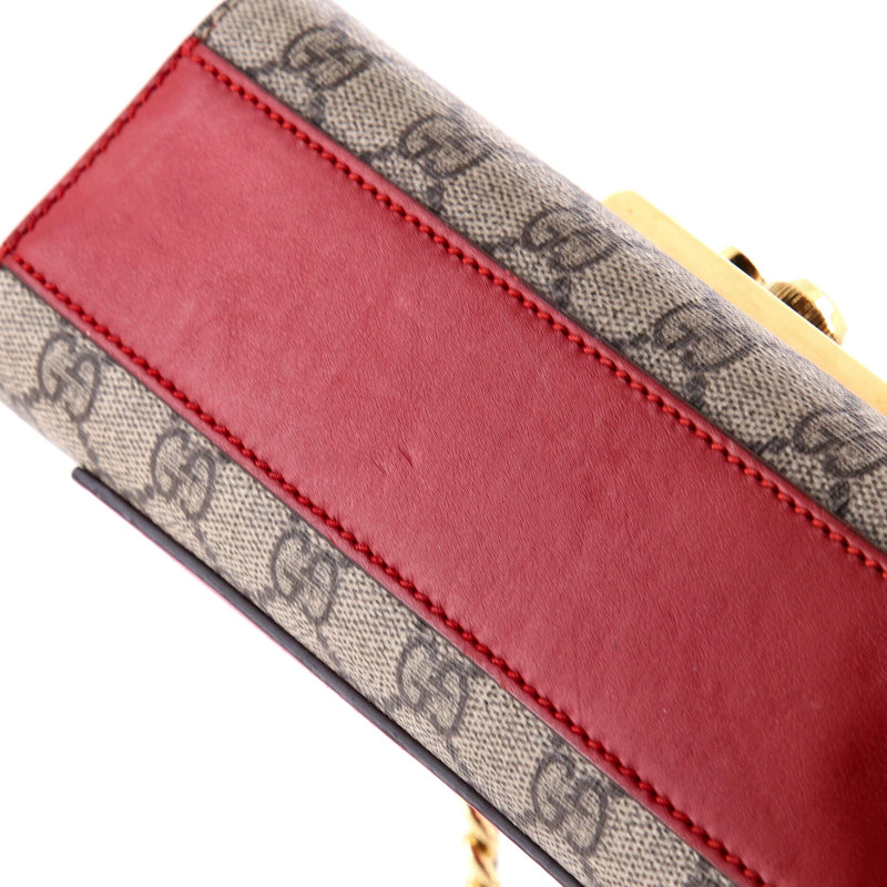 Padlock Shoulder Bag Gg Coated Canvas