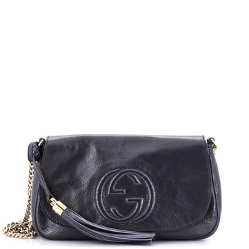 Soho Chain Crossbody Bag Leather Medium