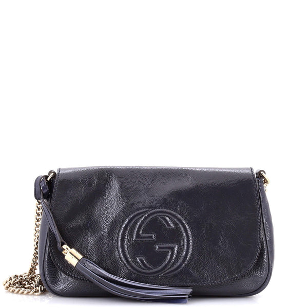Soho Chain Crossbody Bag Leather Medium