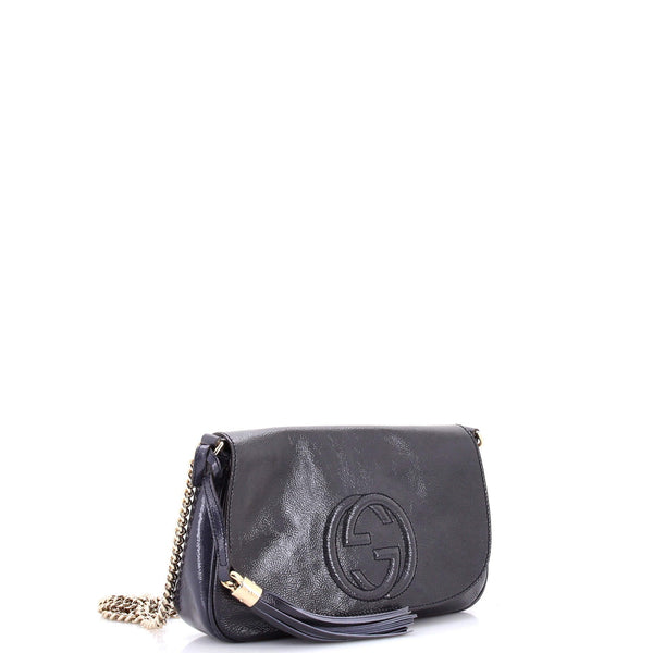 Soho Chain Crossbody Bag Leather Medium