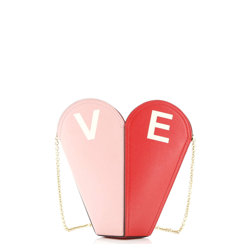 Valentine's Day Chain Heart Bag Leather