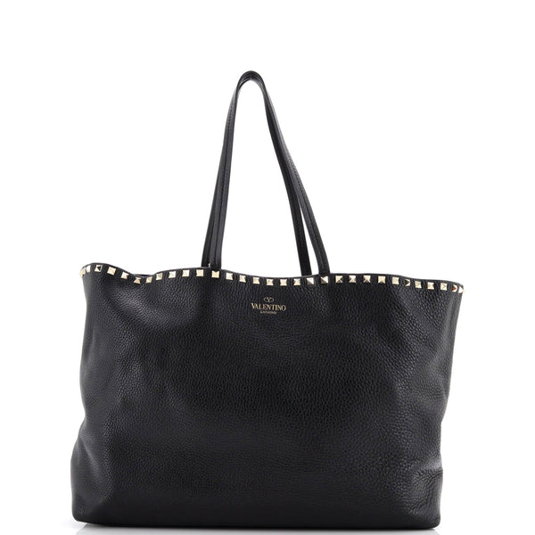 Rockstud Shopper Tote Leather Large