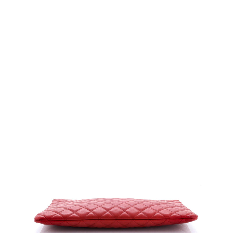 O Case Clutch Quilted Lambskin Large