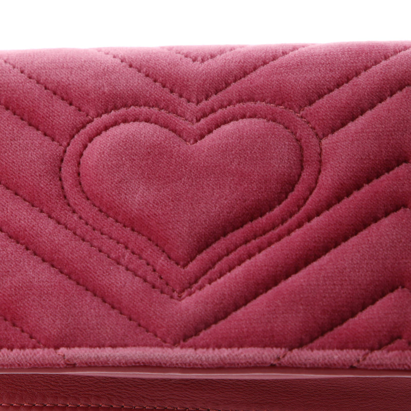 Gg Marmont Chain Flap Bag Embroidered