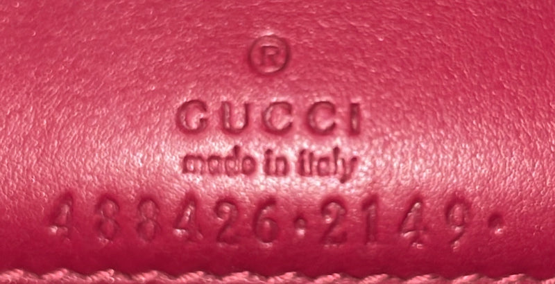 Gg Marmont Chain Flap Bag Embroidered
