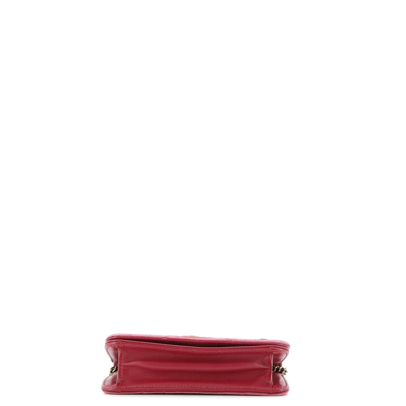Gg Marmont Chain Flap Bag Embroidered