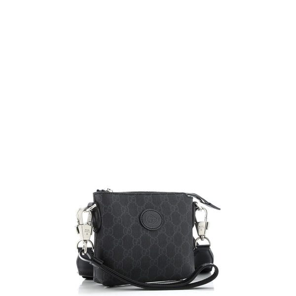 Interlocking G Patch Wristlet Messenger
