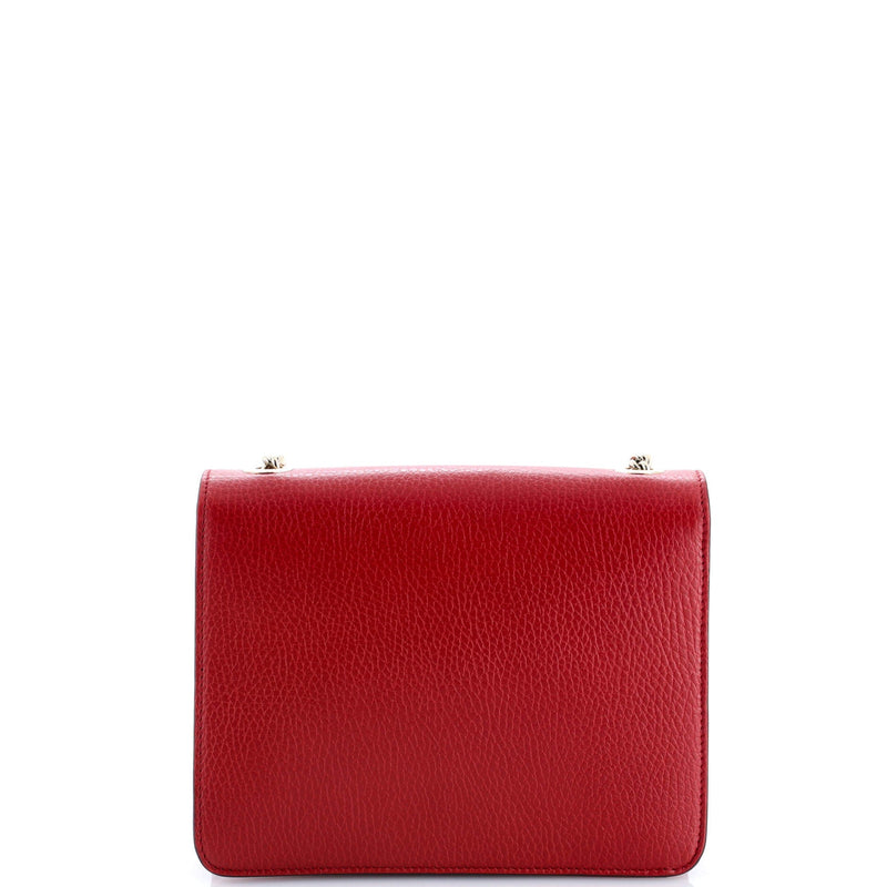 Interlocking Shoulder Bag Leather Small