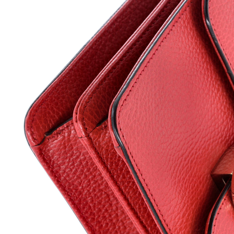 Interlocking Shoulder Bag Leather Small