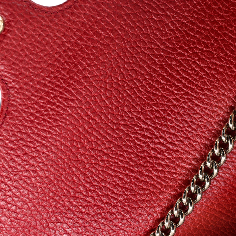 Interlocking Shoulder Bag Leather Small