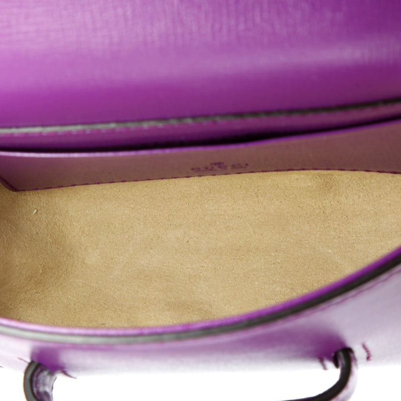 Horsebit Shoulder Bag Leather Super Mini